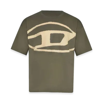 Diesel T-Shirt Made Of Cotton "Green"