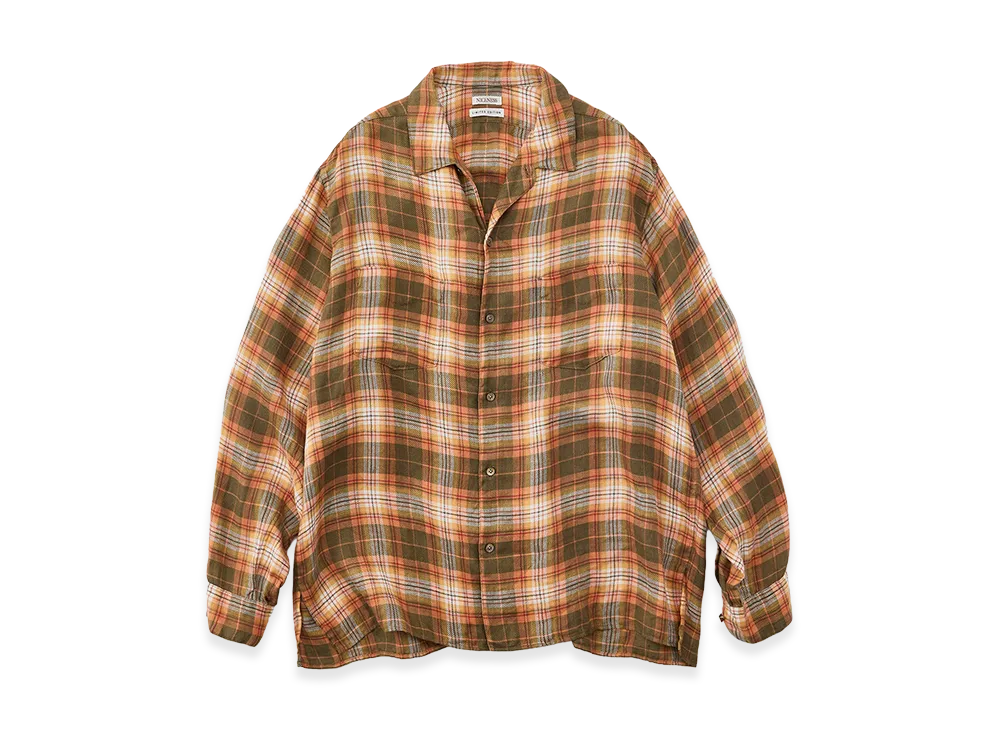 NICENESS E.Romeo check Shirt "Brown"