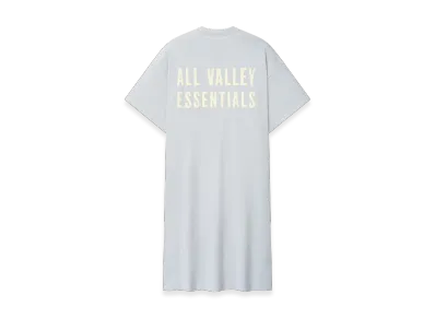 FEAR OF GOD ESSENTIALS Women's Long TShirt Dress "Overcast"