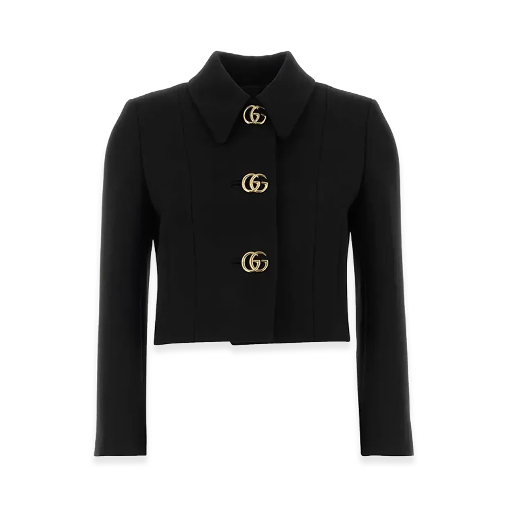 GUCCI Women's Crepe Blazer "Black"