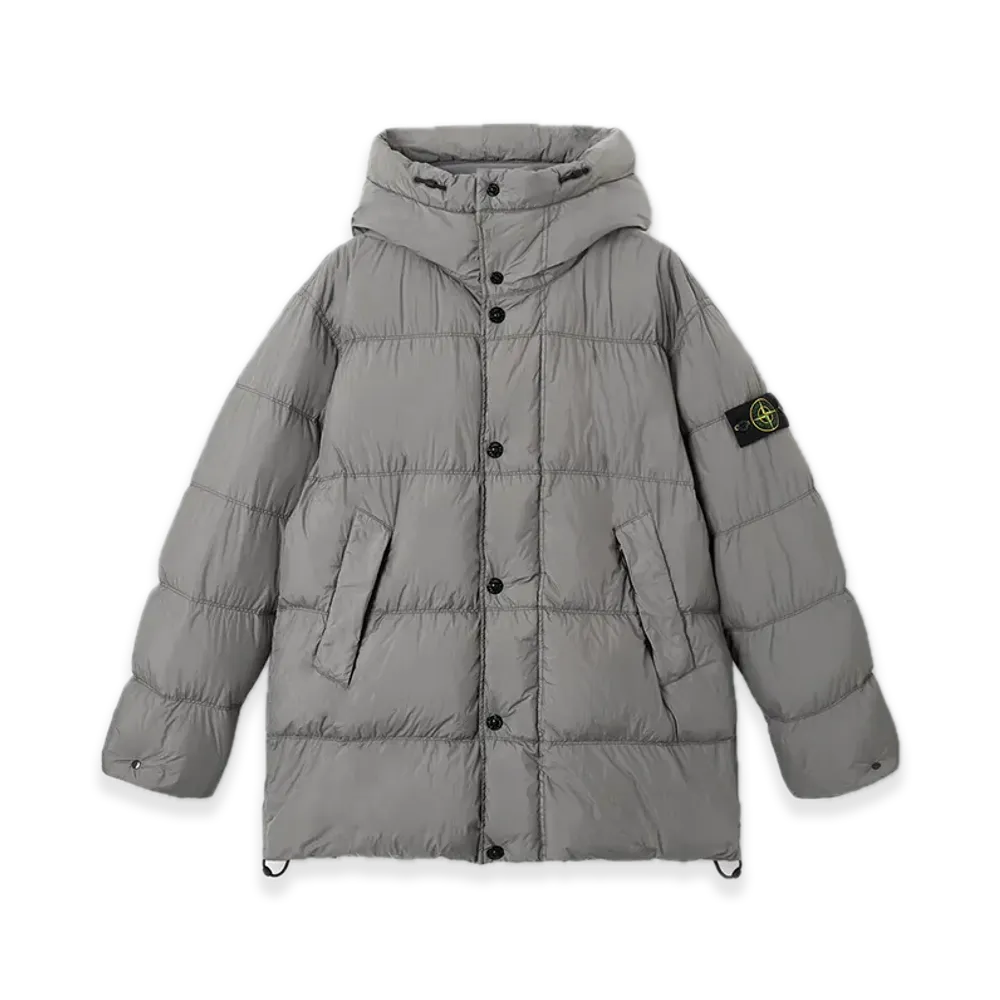 Stone Island 4100012 Crinkle Reps Ny Recycled Nylon "Cement"