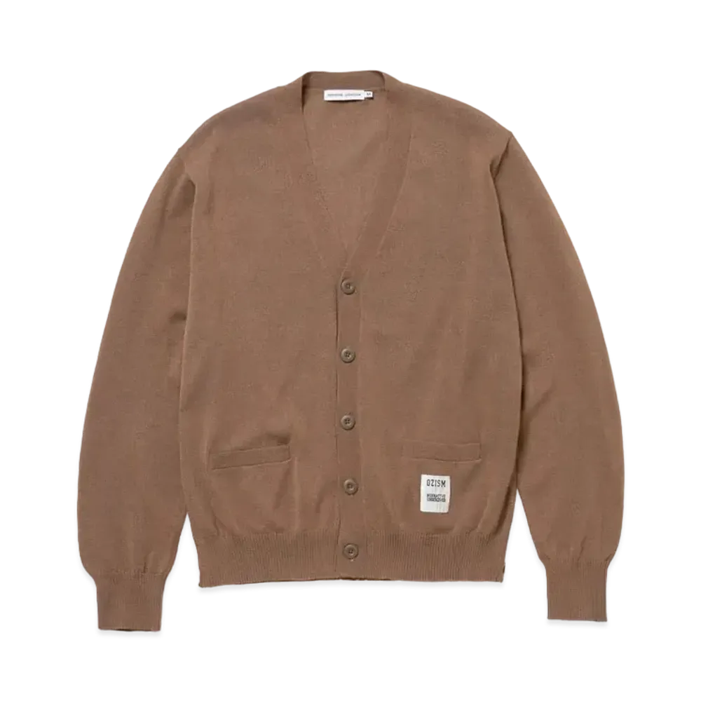 UNDERCOVER OZISM x Nonnative Monk Cardigan Poly Paper Yarn "Brown"