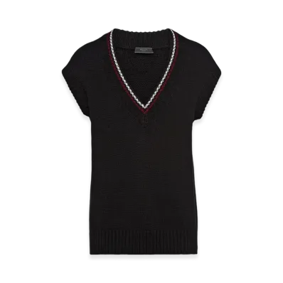PRADA Cashmere Vest "Black"
