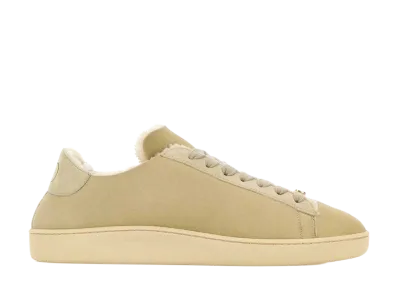 Valentino Garavani Cappuccino Shearling Royco Sneakers "Beige o Tan"