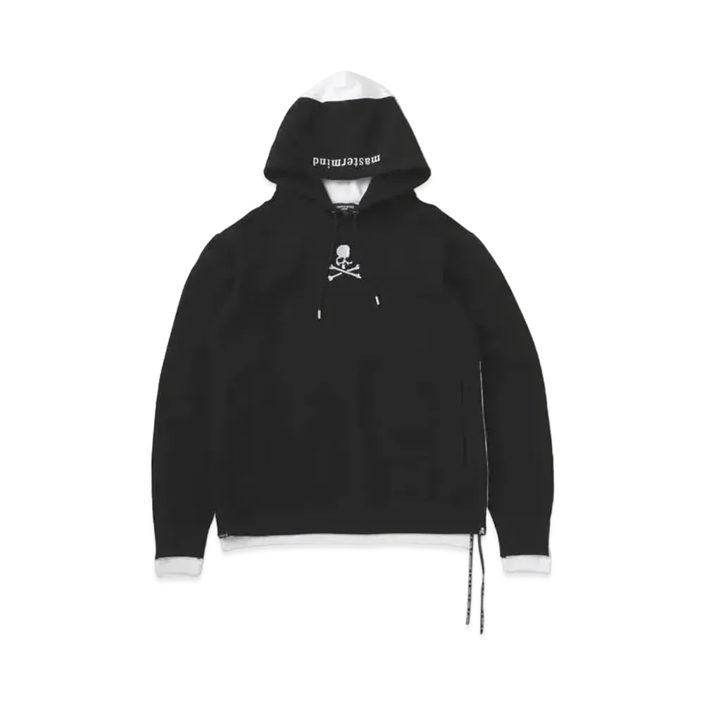 mastermind JAPAN 2 Color Hoodie "Black White"