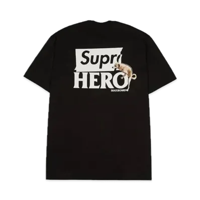Supreme x ANTIHERO Dog Tee "Black"