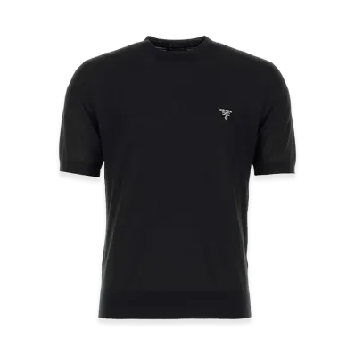 PRADA Wool T-Shirt "Black"