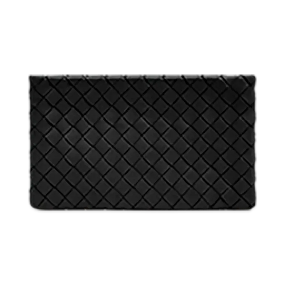 Bottega Veneta Intrecciato Small Flat Pouch "Black"