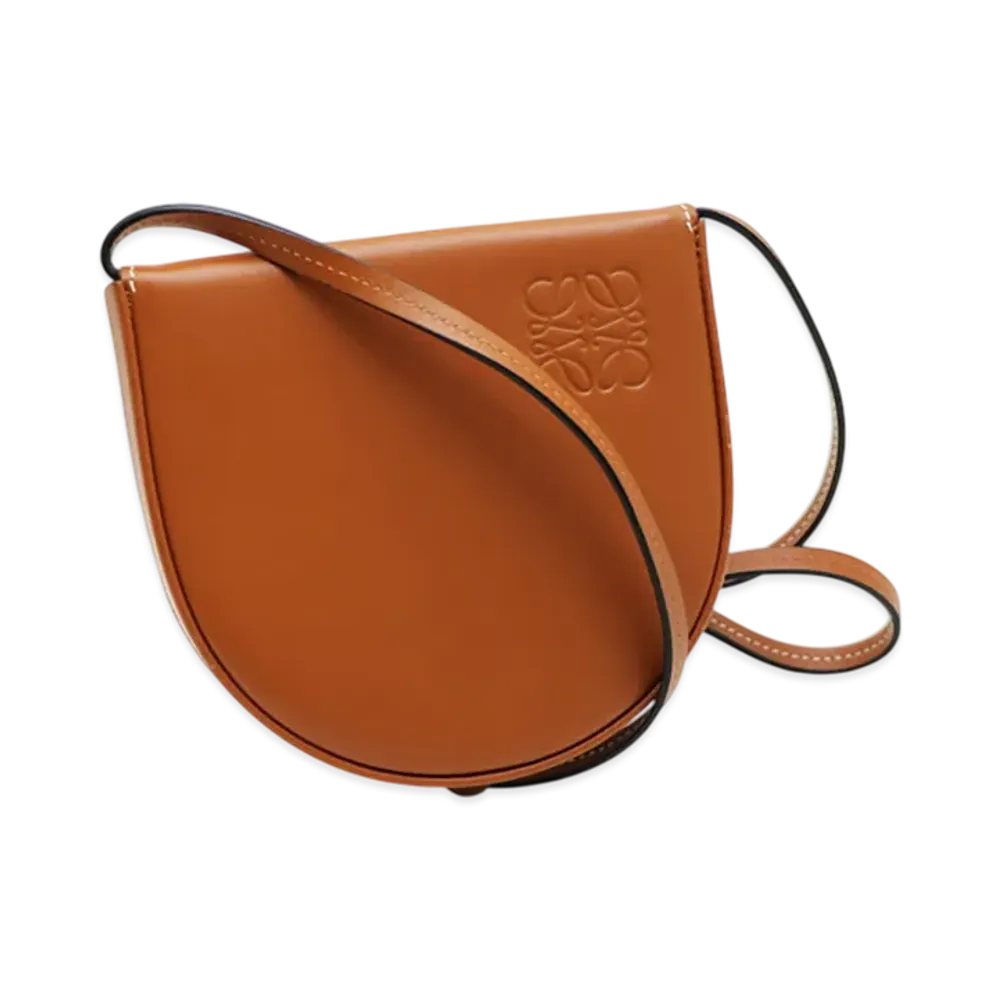 LOEWE Small Heel Pouch In Soft Calfskin "Tan"