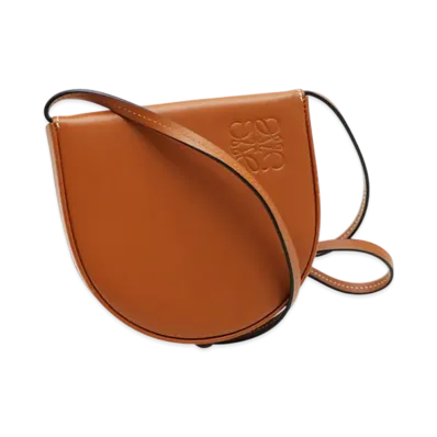 LOEWE Small Heel Pouch In Soft Calfskin "Tan"
