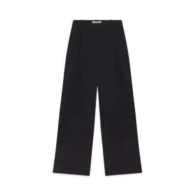 Maison Kitsune Double Pleated Pants "Black"