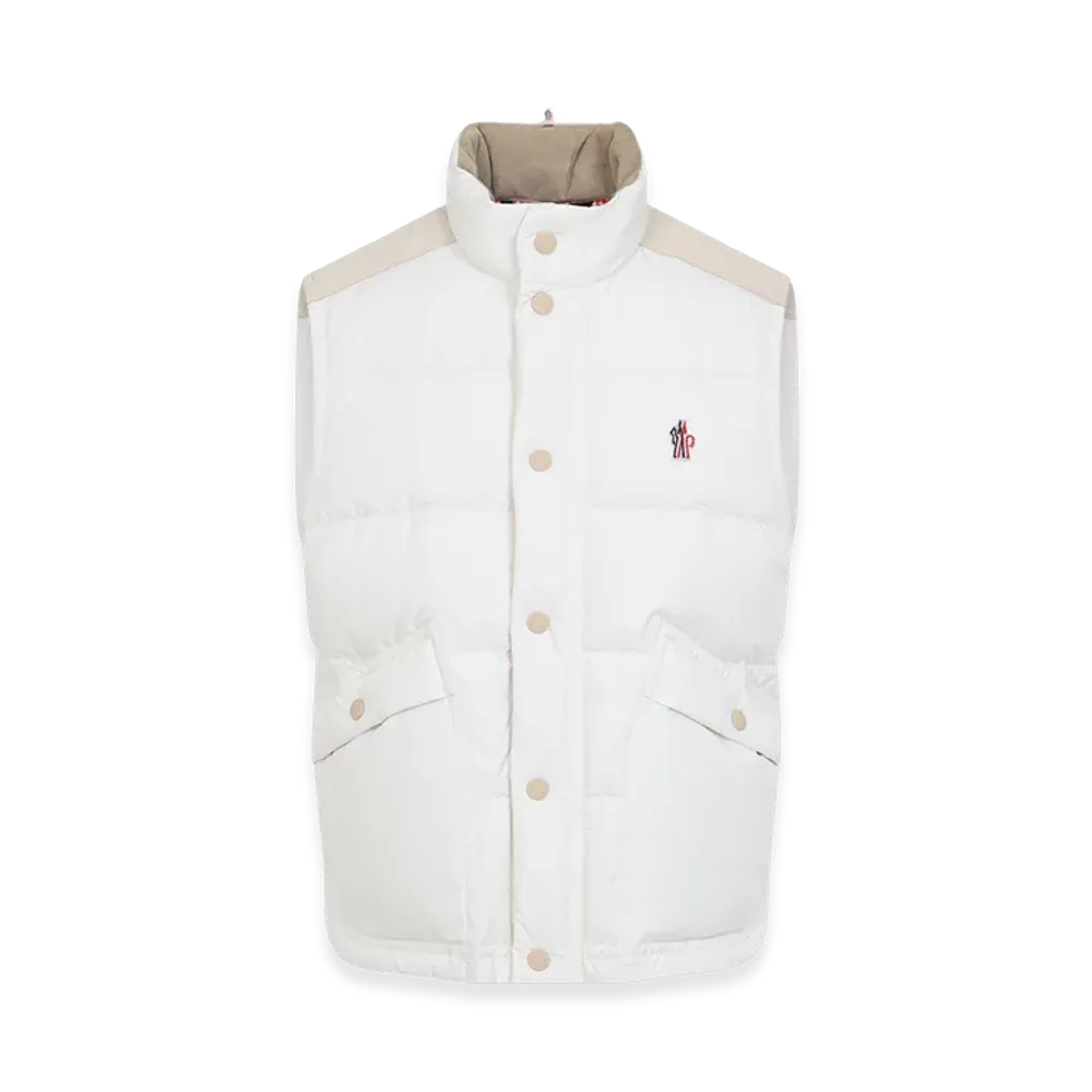 MONCLER Grenoble Scais Gilet "White"
