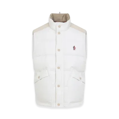MONCLER Grenoble Scais Gilet "White"