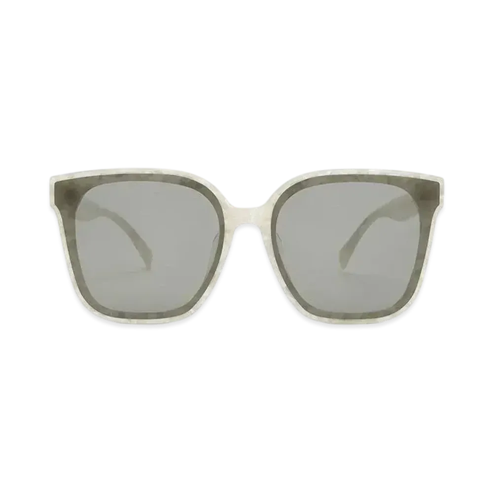 CHARLES & KEITH Gavine Oversized Butterfly Sunglasses "Pearl"