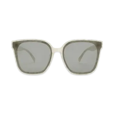 CHARLES & KEITH Gavine Oversized Butterfly Sunglasses "Pearl"
