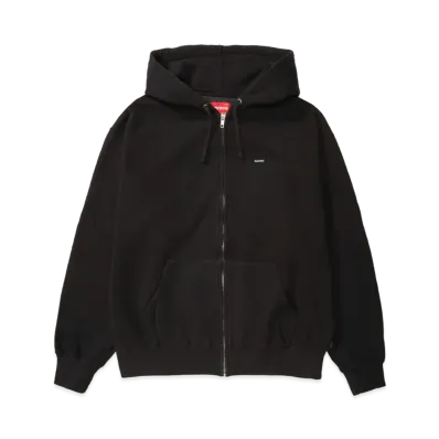 Supreme Small Box Zip Up Hooded Sweatshirt (25FW) "Black"