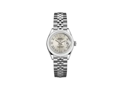 ROLEX Date-Just 28 Silver Dial 279160