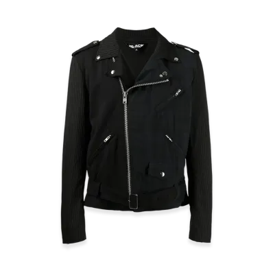 BLACK COMME des GARCONS Check Riders Jacket "Black"