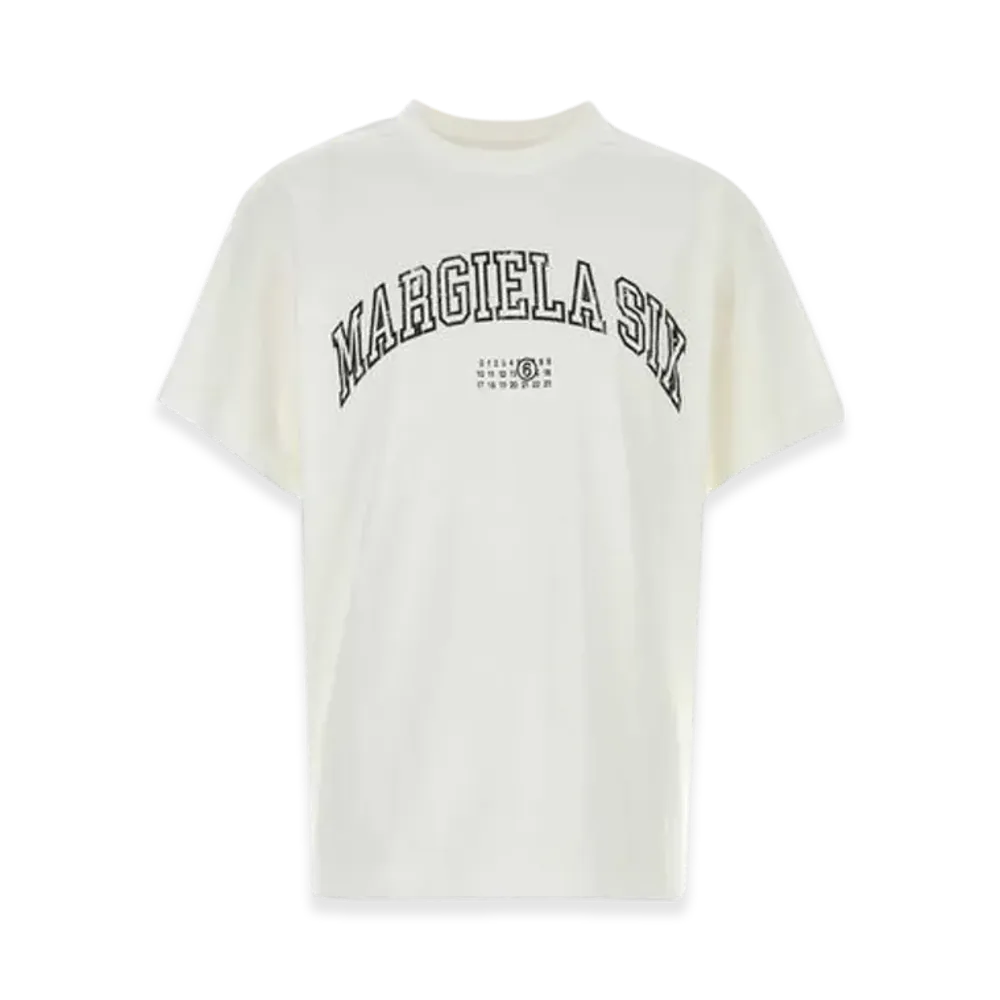 MM6 Maison Margiela Logo Print T-Shirt "White"