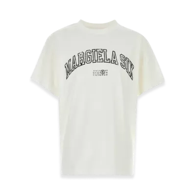 MM6 Maison Margiela Logo Print T-Shirt "White"