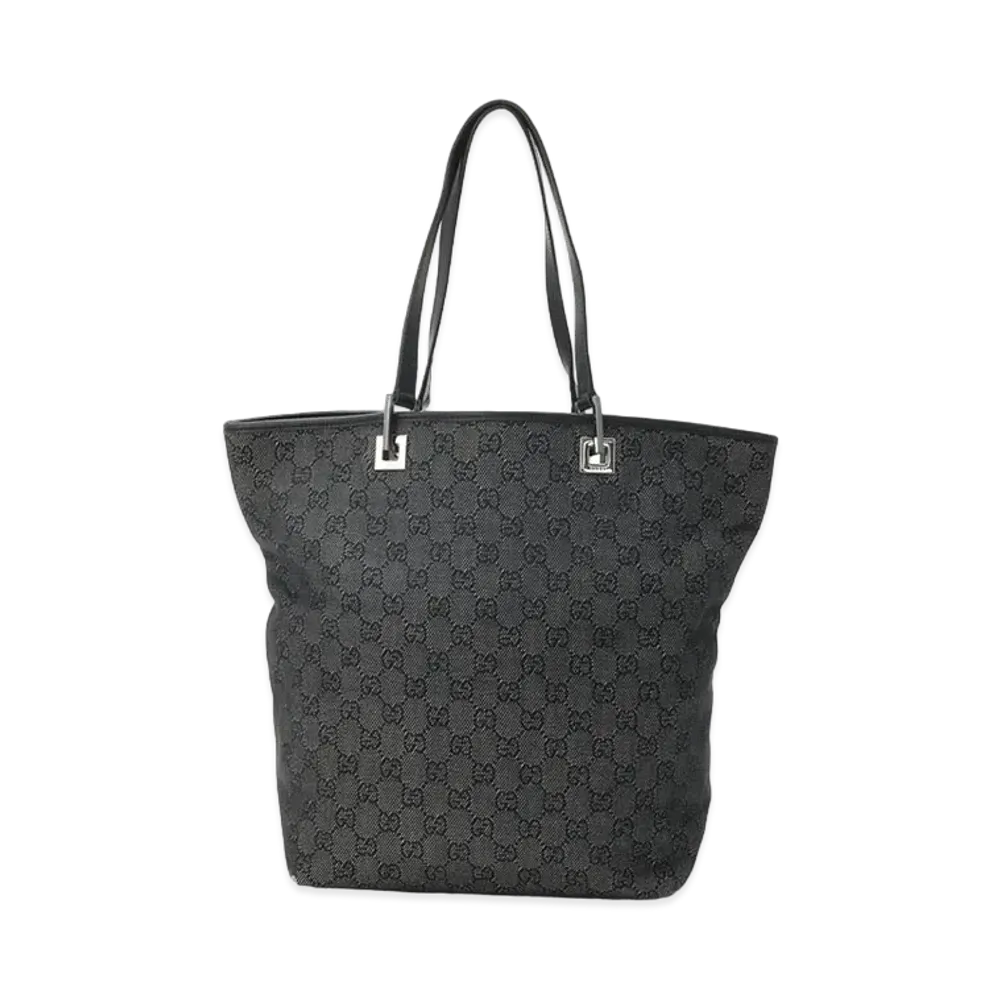 GUCCI GG Canvas Tote Bag "Black"