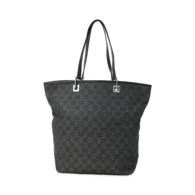 GUCCI GG Canvas Tote Bag "Black"