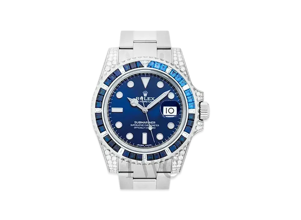 ロレックス サブマリーナー デイト 青文字盤 ダイヤモンド 116659SABR