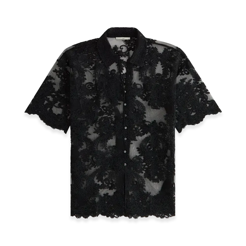 Kith x Lisa Women's Laina Lace Overshirt "Black"