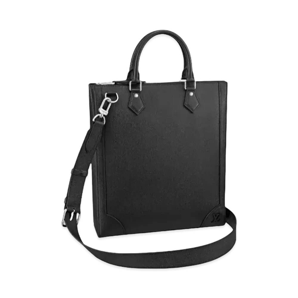 Louis Vuitton Vertical Tote Monogram Taiga "Noir"