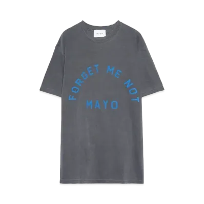 MAYO Forget Me Not LOGO Short Sleeve Tee "Fade Black"