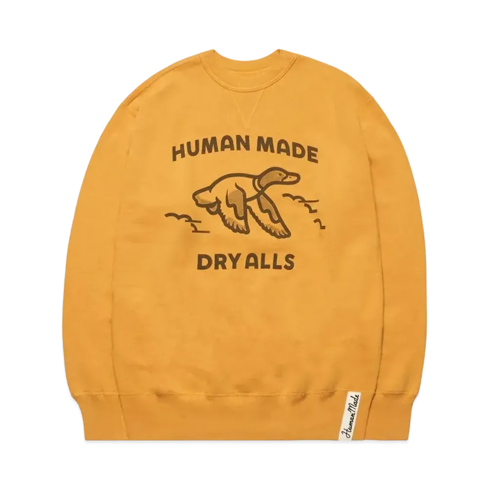 HUMAN MADE Duck Tsuriami Sweatshirt "Yellow"