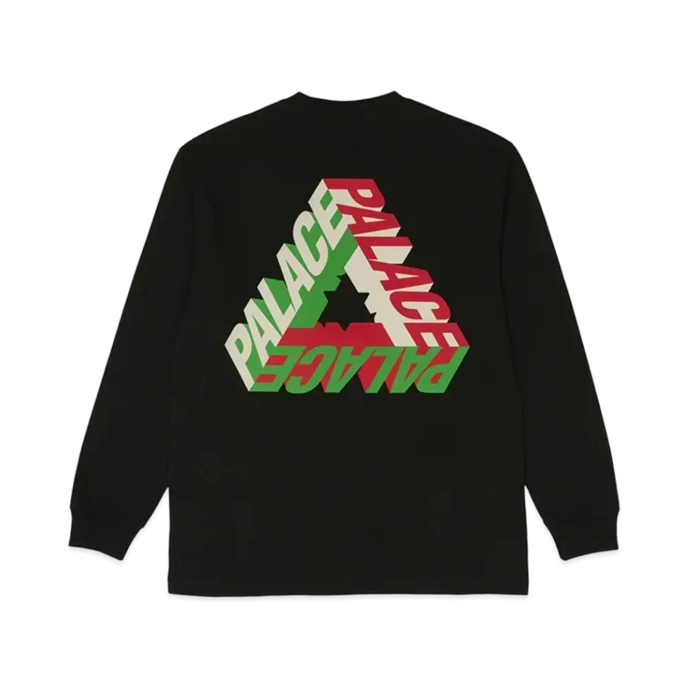 PALACE P-3D Longsleeve "Black"