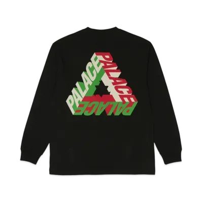 PALACE P-3D Longsleeve "Black"