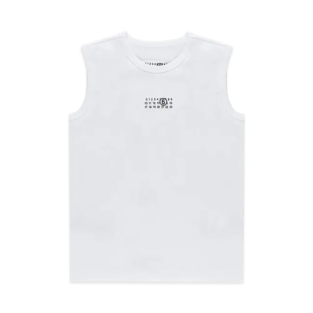 MM6 Maison Margiela Kids Tank Top "White"