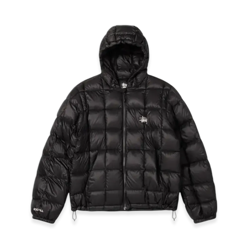 Stussy Midweight Hooded Puffer "Black"