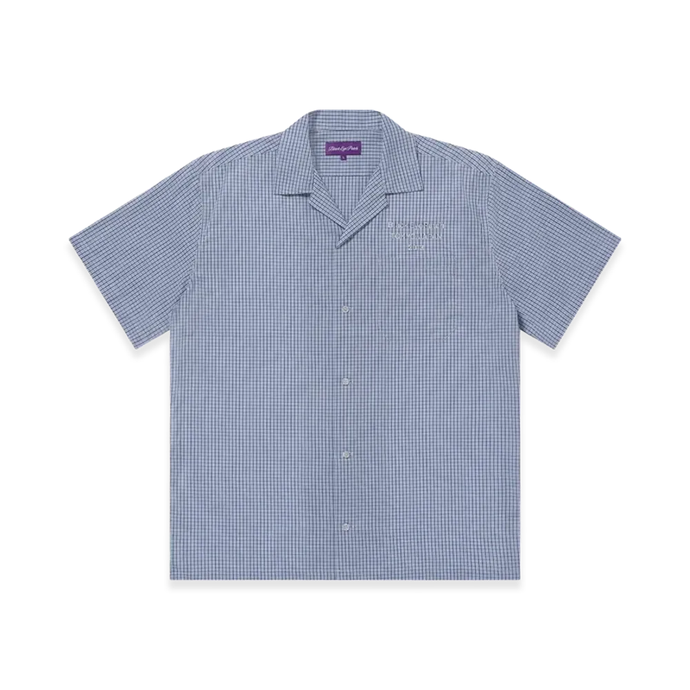 BlackEyePatch Brand Origin Checked S/S Shirt "Blue"
