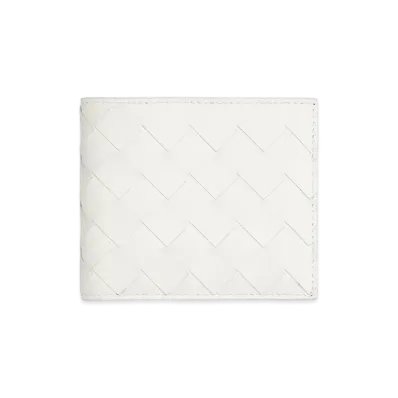 Bottega Veneta Bi-Fold Wallet "White/Parakeet"