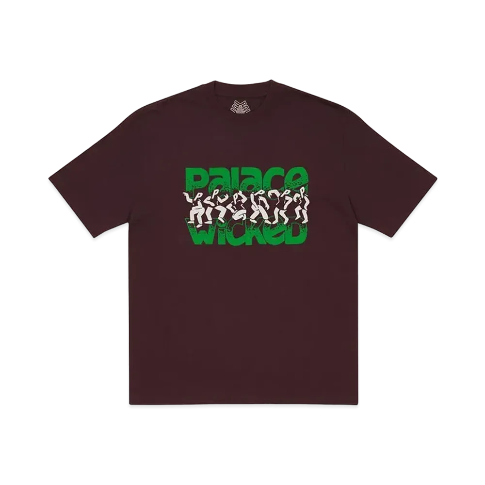 PALACE WICKED T-SHIRT "Burgundy"
