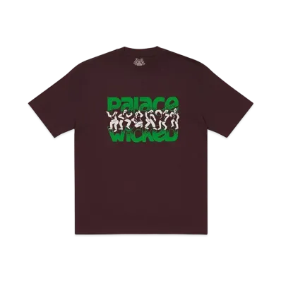 PALACE WICKED T-SHIRT "Burgundy"