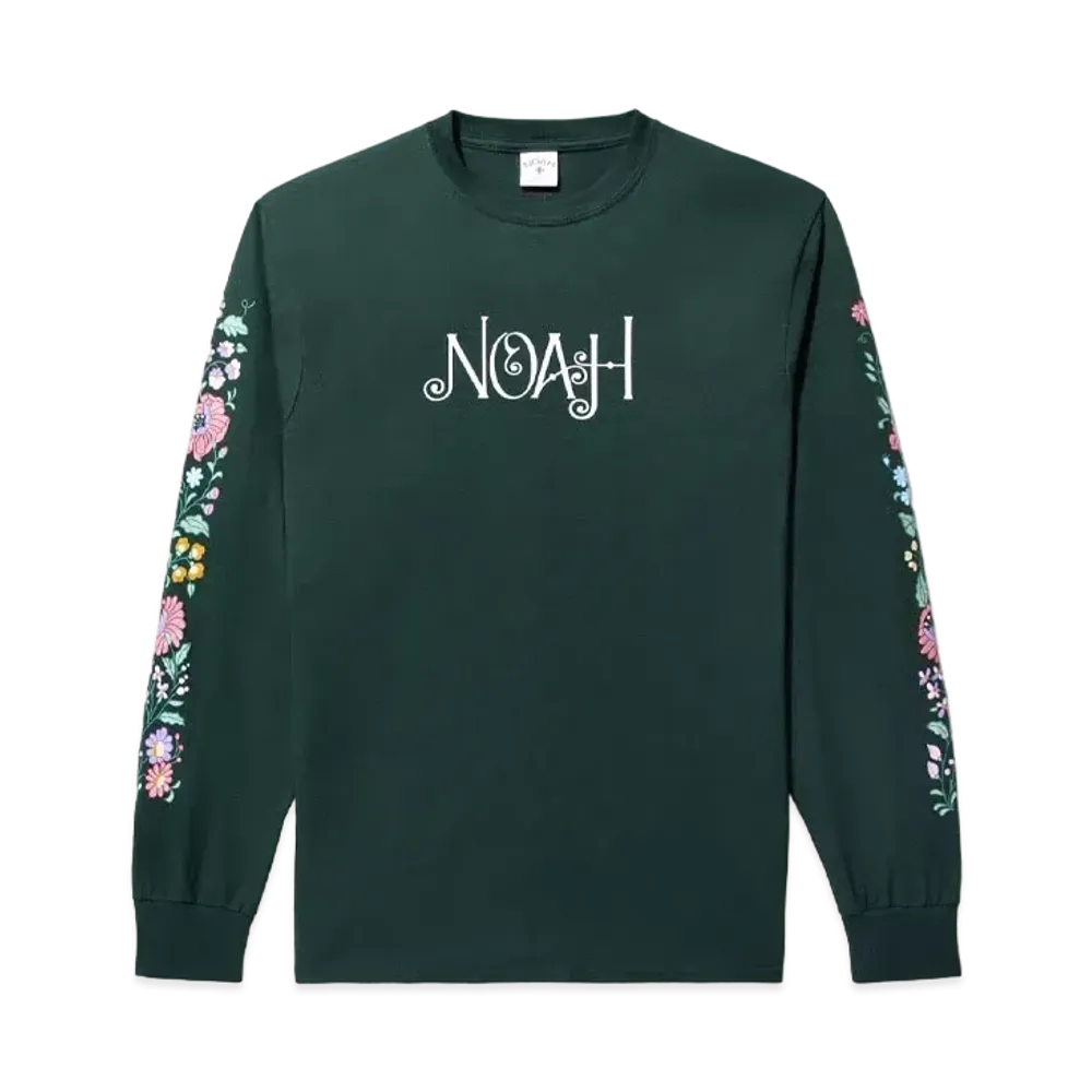 Noah x Jimi Hendrix Flowers Tee "Dark Green"