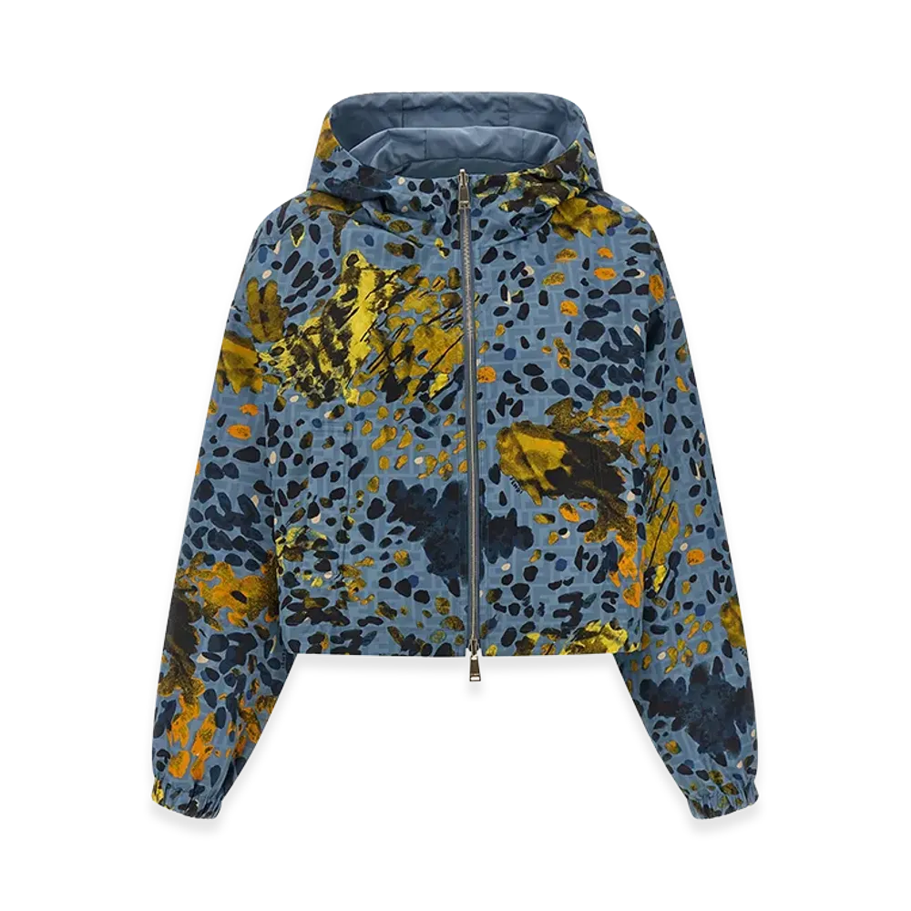FENDI Women's Reversible Windbreaker "Blue"