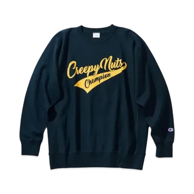 Champion x Creepy Nuts Reverse Weave Crew Neck Sweatshirt "Navy"