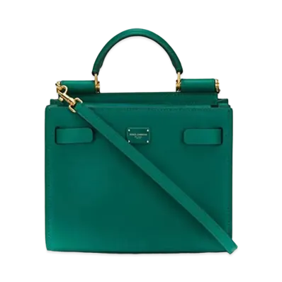 Dolce&Gabbana Sicily 62 Bag Small Calfskin "Green"