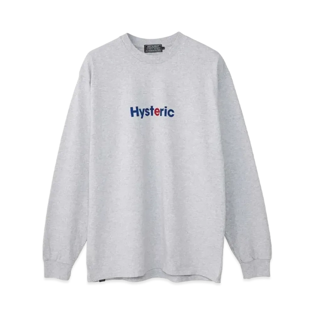 HYSTERIC GLAMOUR Metal Hysteric T-Shirt "Top Gray"