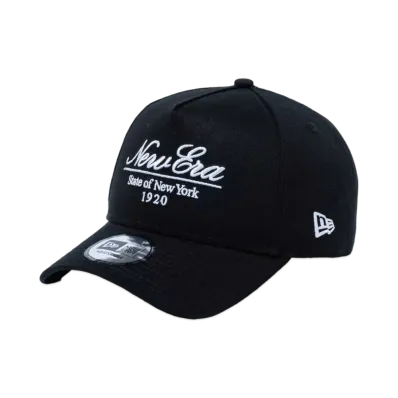 NEW ERA 9Forty A-Frame Script Logo "Black"