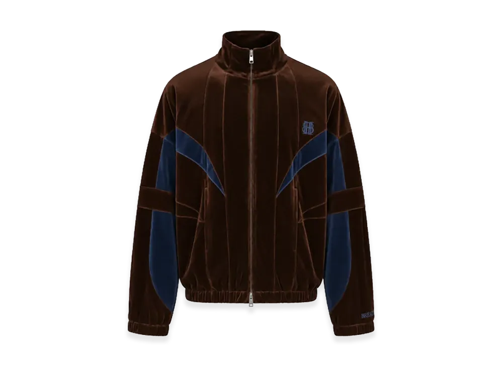 BREATH Velour Warm Up Jacket "Brown"