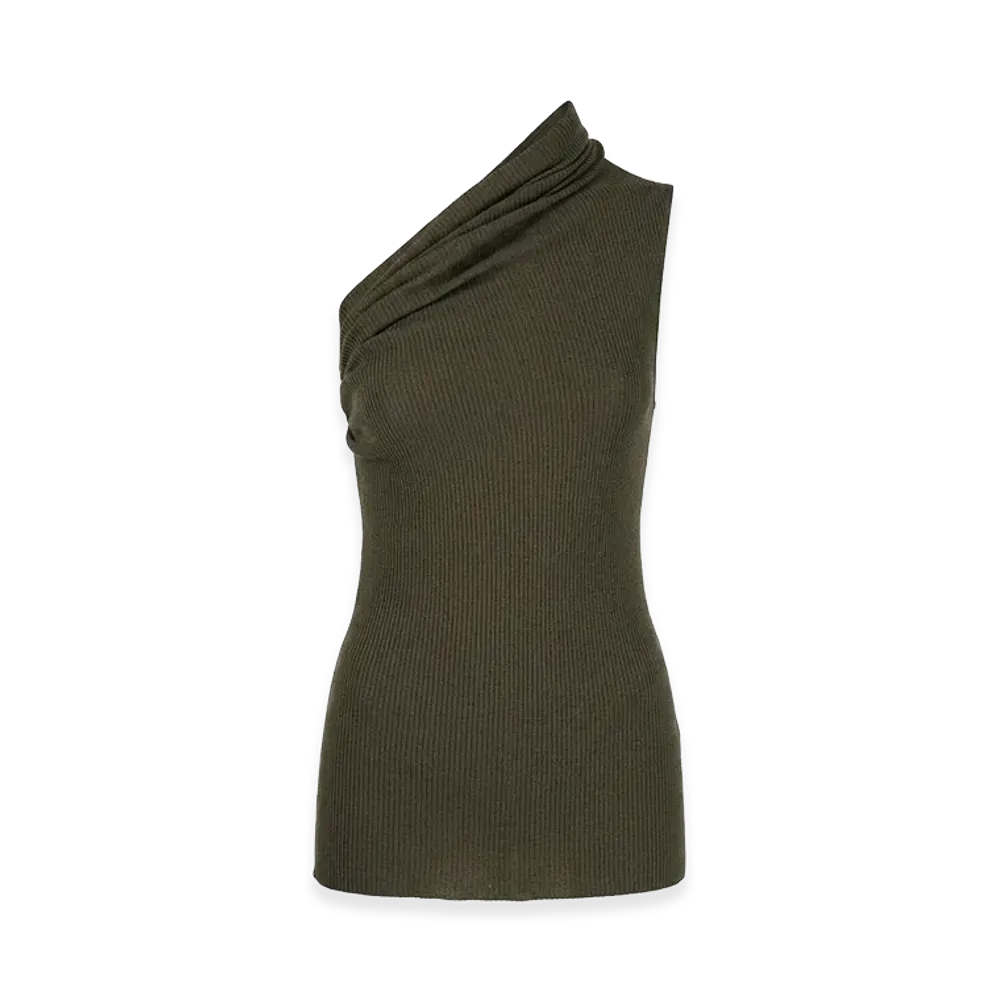 Rick Owens Women's Athena Knit Top "Green"