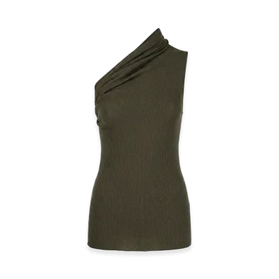 Rick Owens Women's Athena Knit Top "Green"