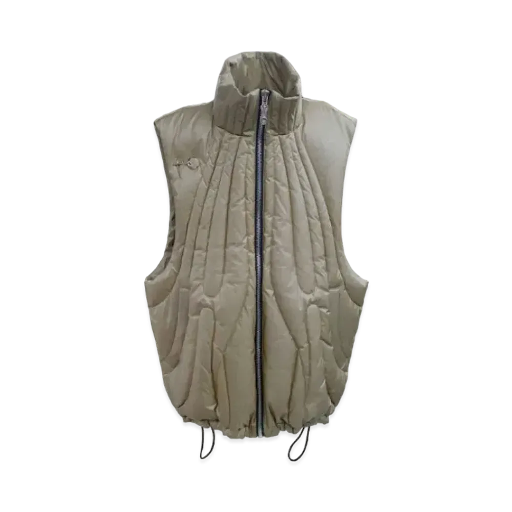 THUG CLUB Cave Goose Down Vest "Beige"