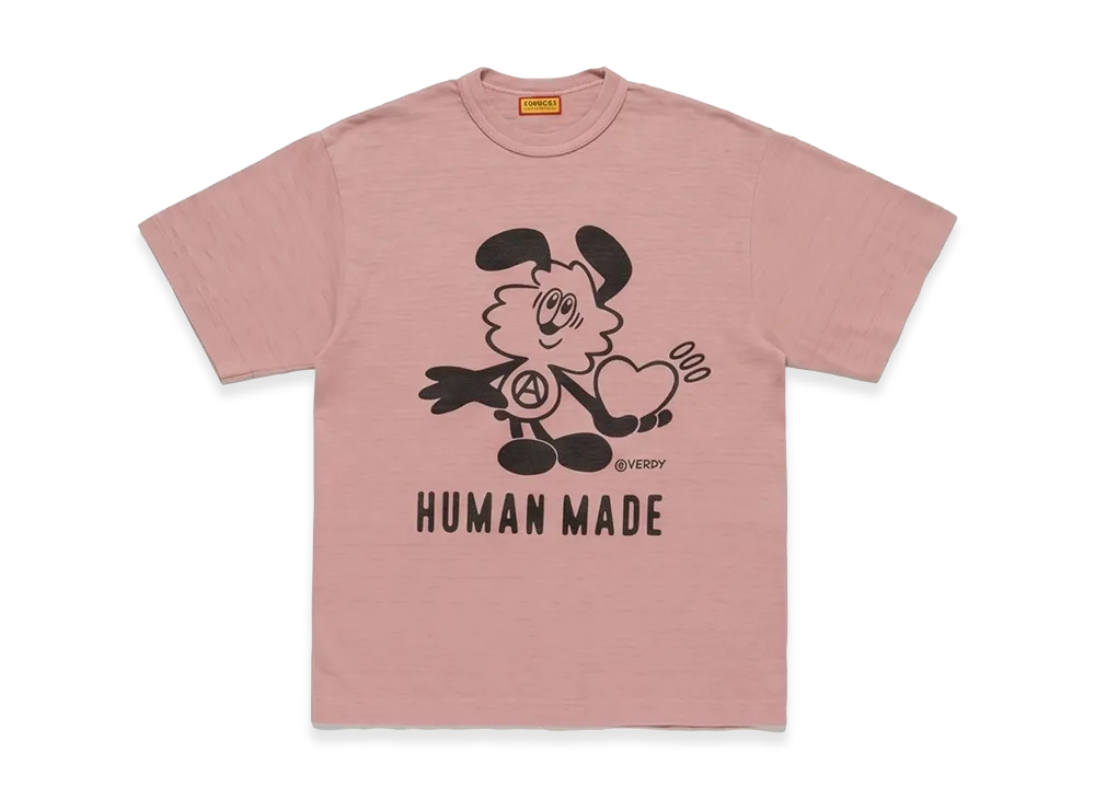 HUMAN MADE x VERDY Graphic T-Shirt "Pink"